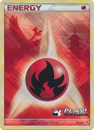Fire Energy (89/95) (Play Pokemon Promo) [HeartGold & SoulSilver: Call of Legends] | PLUS EV GAMES 