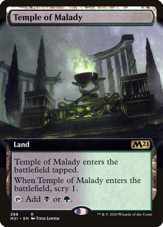 Temple of Malady (Extended) [Core Set 2021] | PLUS EV GAMES 