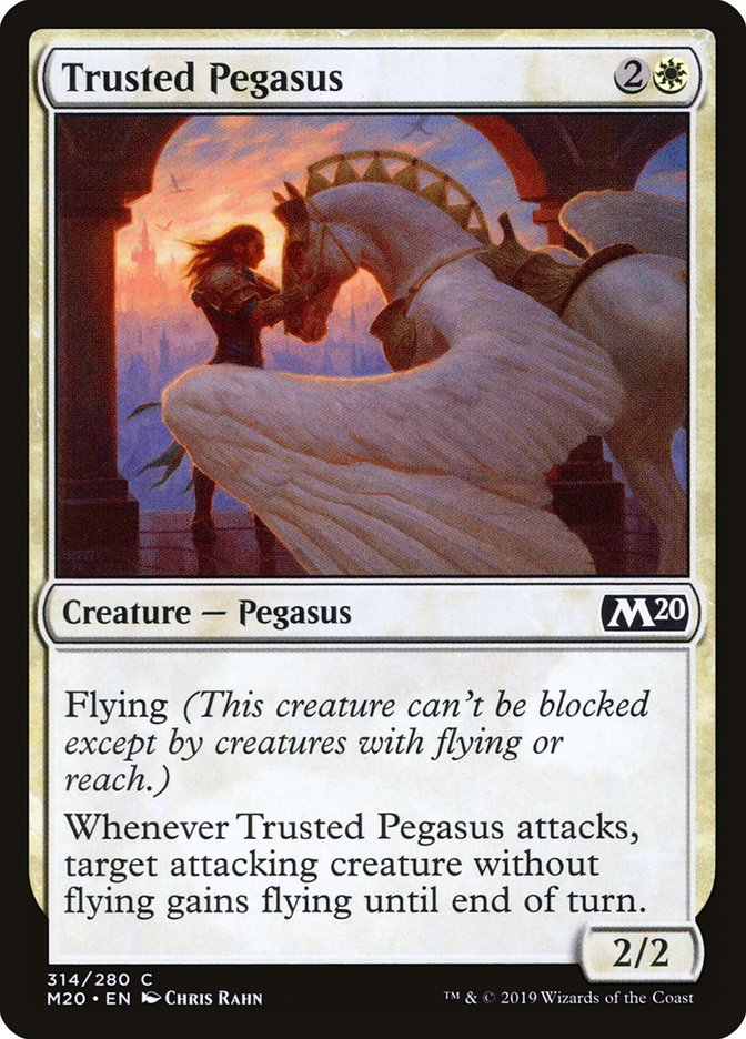 Trusted Pegasus [Core Set 2020] | PLUS EV GAMES 