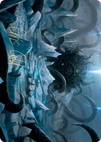 Icebreaker Kraken Art Card (Gold-Stamped Signature) [Kaldheim: Art Series] | PLUS EV GAMES 