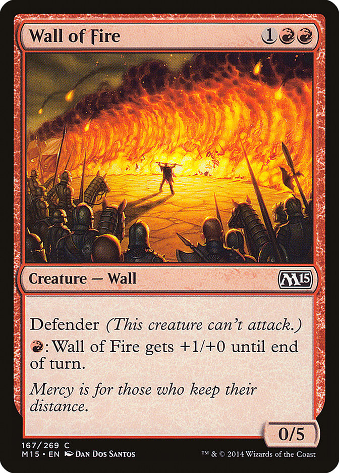 Wall of Fire [Magic 2015] | PLUS EV GAMES 