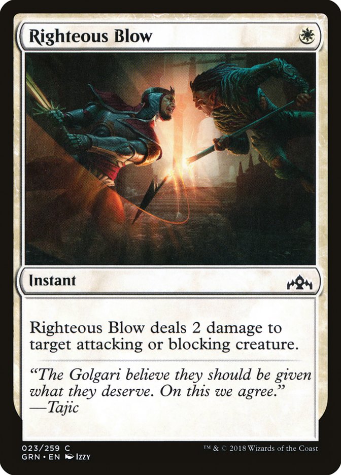 Righteous Blow [Guilds of Ravnica] | PLUS EV GAMES 