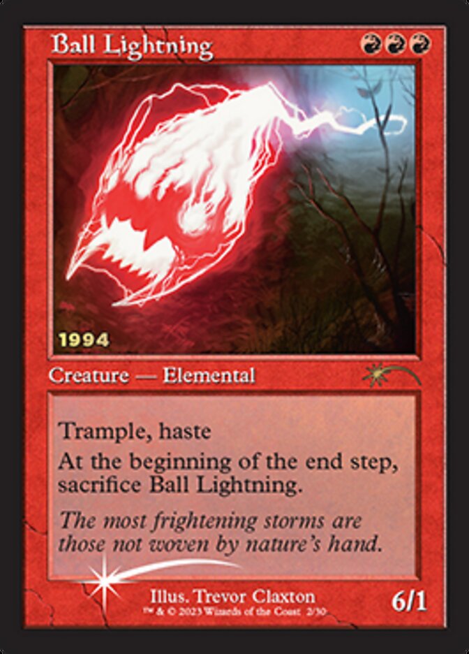 Ball Lightning [30th Anniversary Promos] | PLUS EV GAMES 