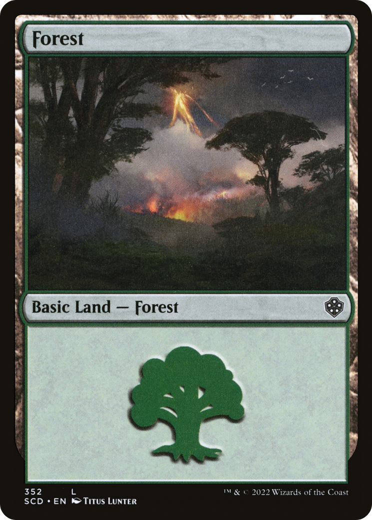 Forest (352) [Starter Commander Decks] | PLUS EV GAMES 