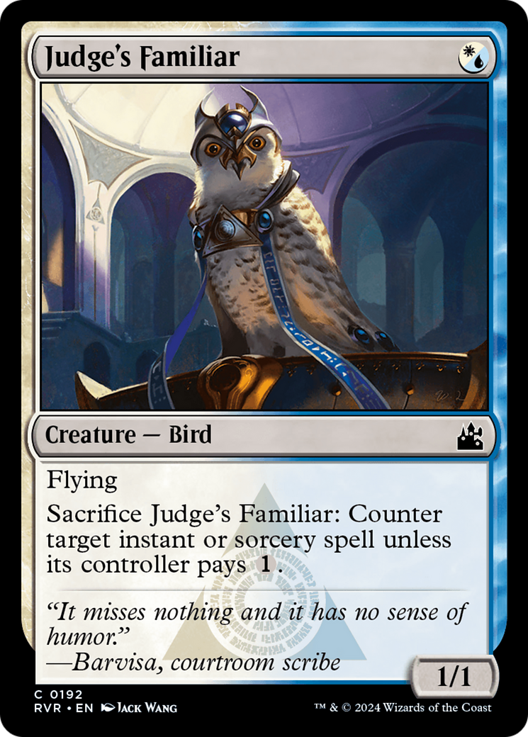 Judge's Familiar [Ravnica Remastered] | PLUS EV GAMES 