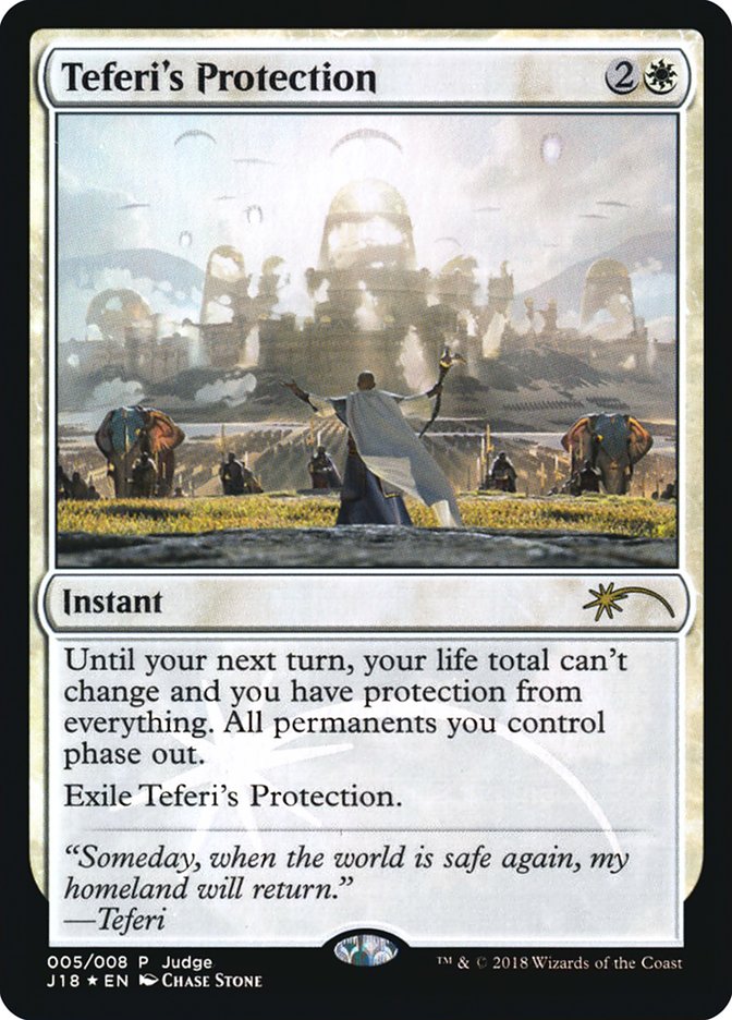 Teferi's Protection [Judge Gift Cards 2018] | PLUS EV GAMES 