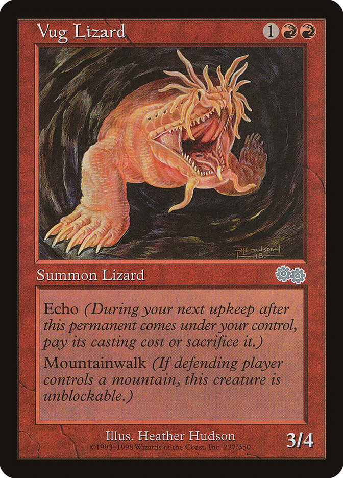 Vug Lizard [Urza's Saga] | PLUS EV GAMES 