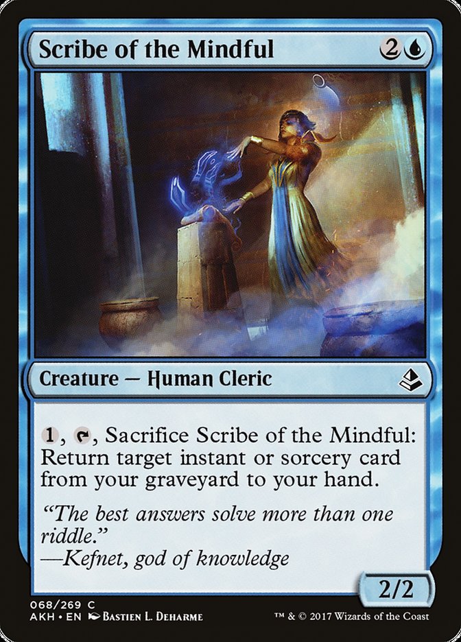 Scribe of the Mindful [Amonkhet] | PLUS EV GAMES 