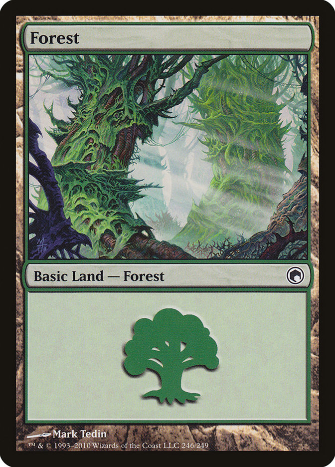 Forest (246) [Scars of Mirrodin] | PLUS EV GAMES 