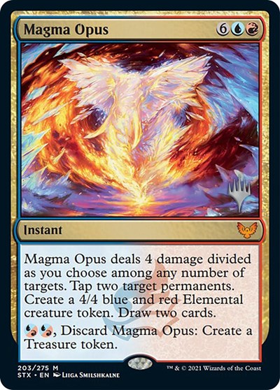 Magma Opus (Promo Pack) [Strixhaven: School of Mages Promos] | PLUS EV GAMES 