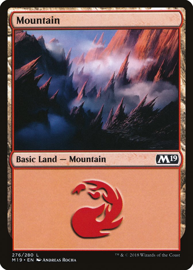 Mountain (276) [Core Set 2019] | PLUS EV GAMES 