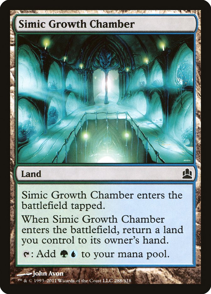 Simic Growth Chamber [Commander 2011] | PLUS EV GAMES 