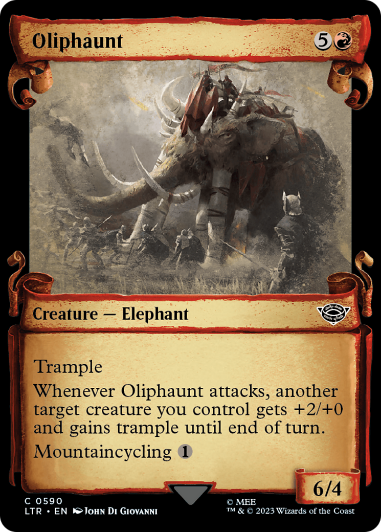 Oliphaunt [The Lord of the Rings: Tales of Middle-Earth Showcase Scrolls] | PLUS EV GAMES 