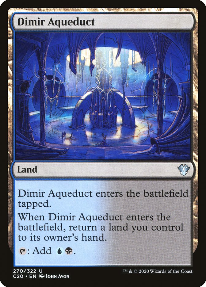 Dimir Aqueduct [Commander 2020] | PLUS EV GAMES 