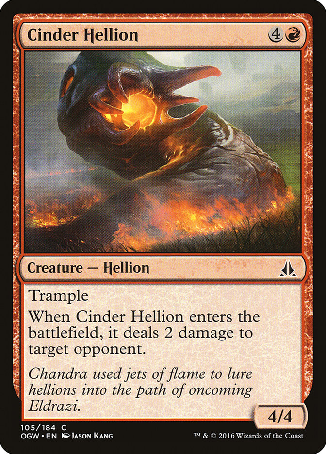 Cinder Hellion [Oath of the Gatewatch] | PLUS EV GAMES 