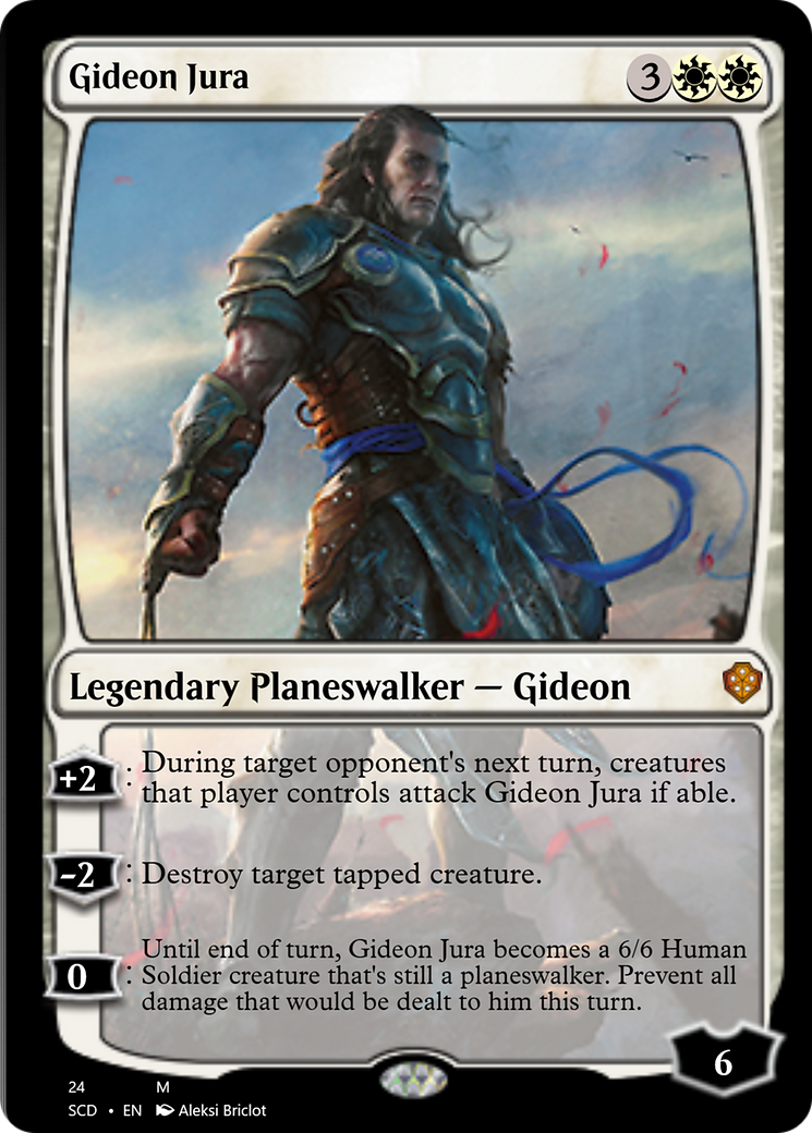 Gideon Jura [Starter Commander Decks] | PLUS EV GAMES 