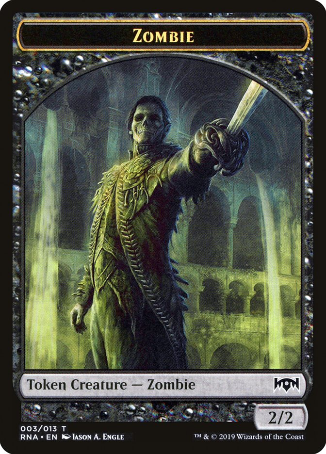 Zombie [Ravnica Allegiance Tokens] | PLUS EV GAMES 