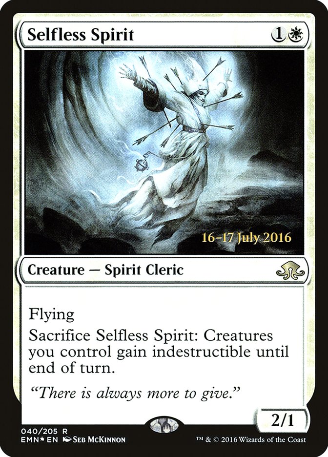 Selfless Spirit  [Eldritch Moon Prerelease Promos] | PLUS EV GAMES 