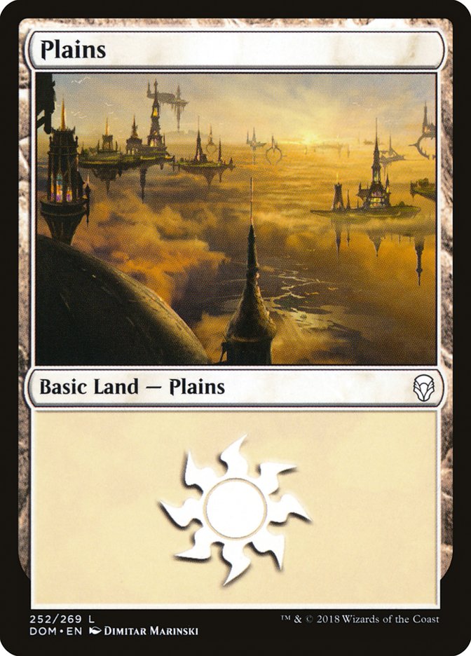 Plains (252) [Dominaria] | PLUS EV GAMES 