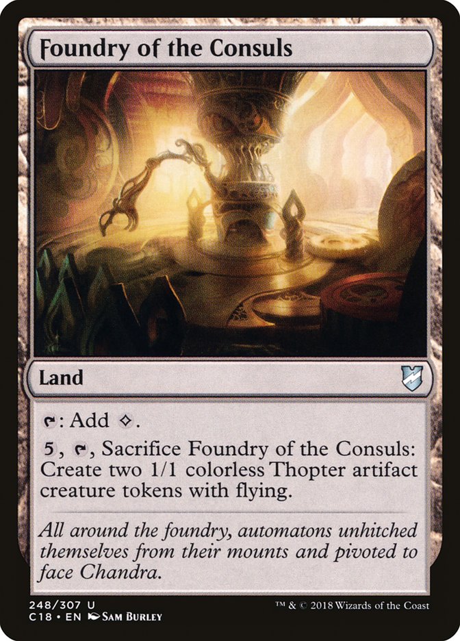 Foundry of the Consuls [Commander 2018] | PLUS EV GAMES 