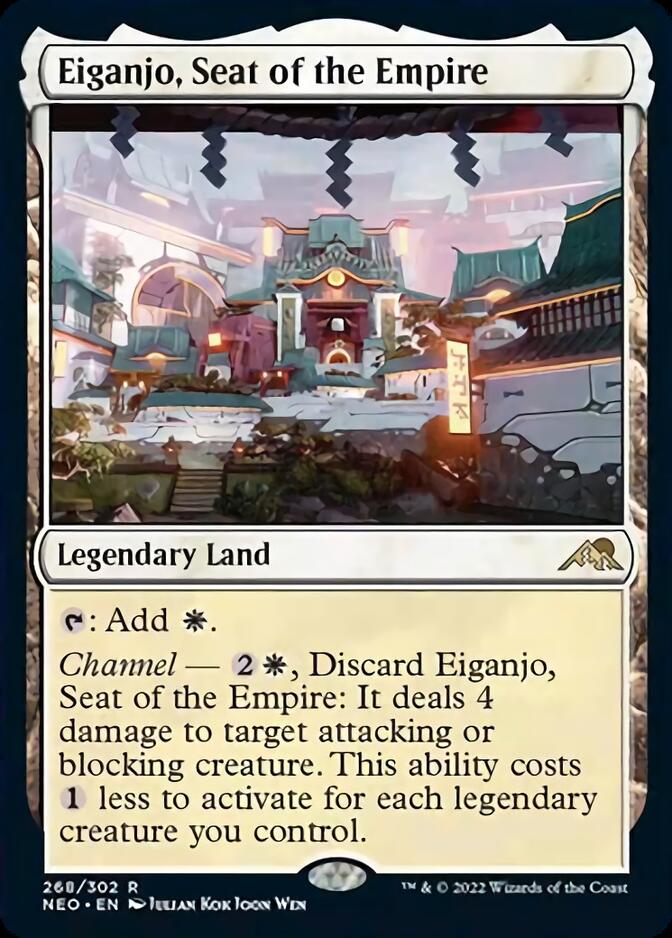 Eiganjo, Seat of the Empire [Kamigawa: Neon Dynasty] | PLUS EV GAMES 