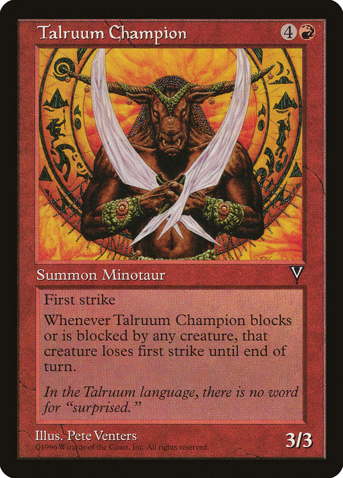 Talruum Champion [Visions] | PLUS EV GAMES 