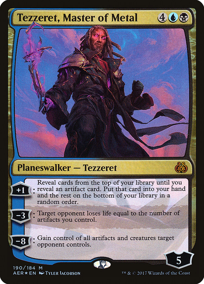 Tezzeret, Master of Metal [Aether Revolt] | PLUS EV GAMES 