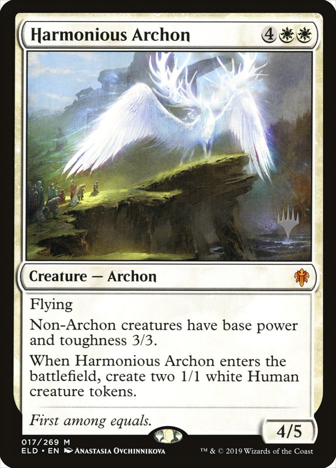 Harmonious Archon (Promo Pack) [Throne of Eldraine Promos] | PLUS EV GAMES 