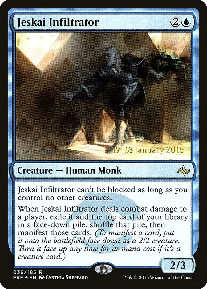 Jeskai Infiltrator  [Fate Reforged Prerelease Promos] | PLUS EV GAMES 