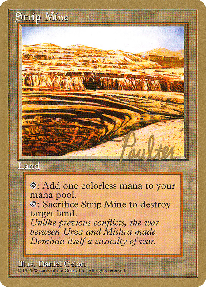 Strip Mine (Preston Poulter) [Pro Tour Collector Set] | PLUS EV GAMES 