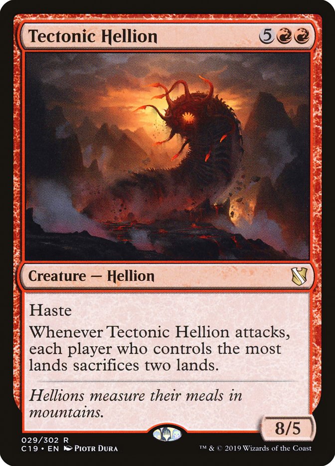 Tectonic Hellion [Commander 2019] | PLUS EV GAMES 