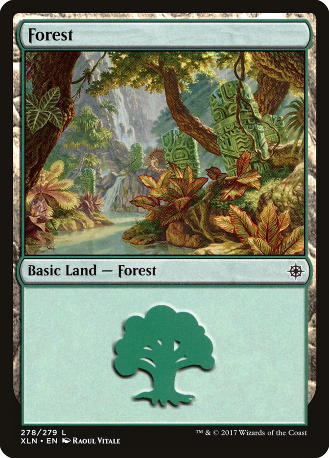 Forest (278) [Ixalan] | PLUS EV GAMES 