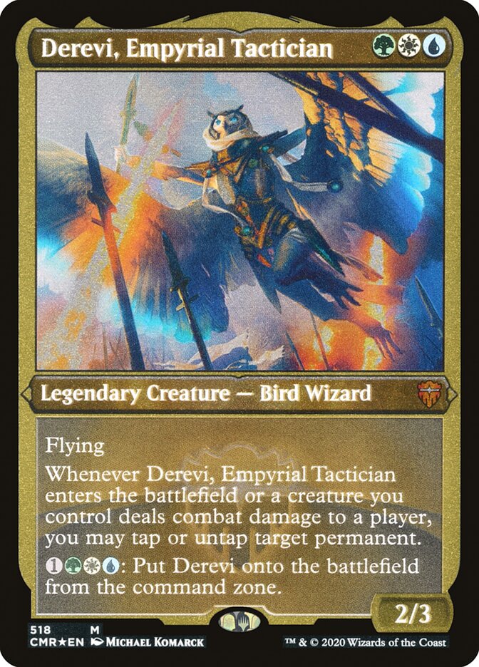 Derevi, Empyrial Tactician [Commander Legends Etched] | PLUS EV GAMES 