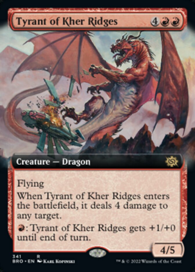 Tyrant of Kher Ridges (Extended Art) [The Brothers' War] | PLUS EV GAMES 