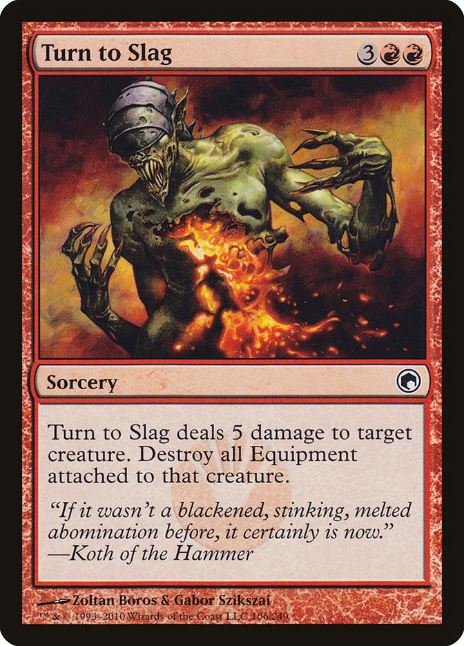 Turn to Slag [Scars of Mirrodin] | PLUS EV GAMES 