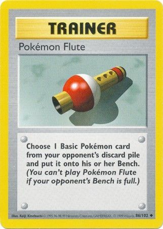 Pokemon Flute (86/102) [Base Set Shadowless Unlimited] | PLUS EV GAMES 