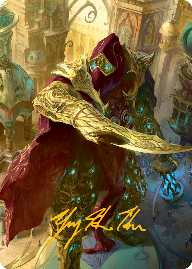 Baral, Chief of Compliance Art Card (Gold-Stamped Signature) [March of the Machine Art Series] | PLUS EV GAMES 