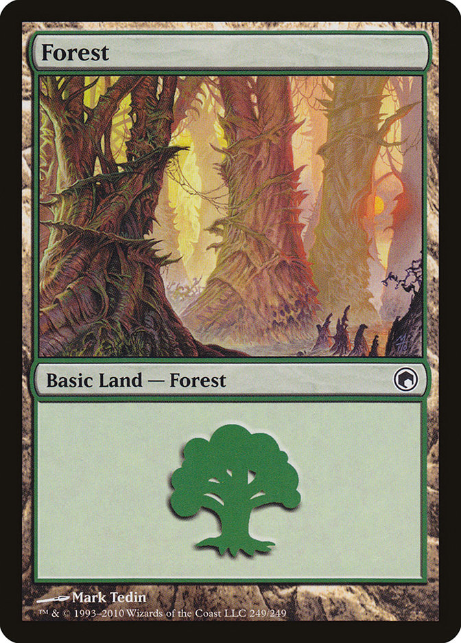 Forest (249) [Scars of Mirrodin] | PLUS EV GAMES 