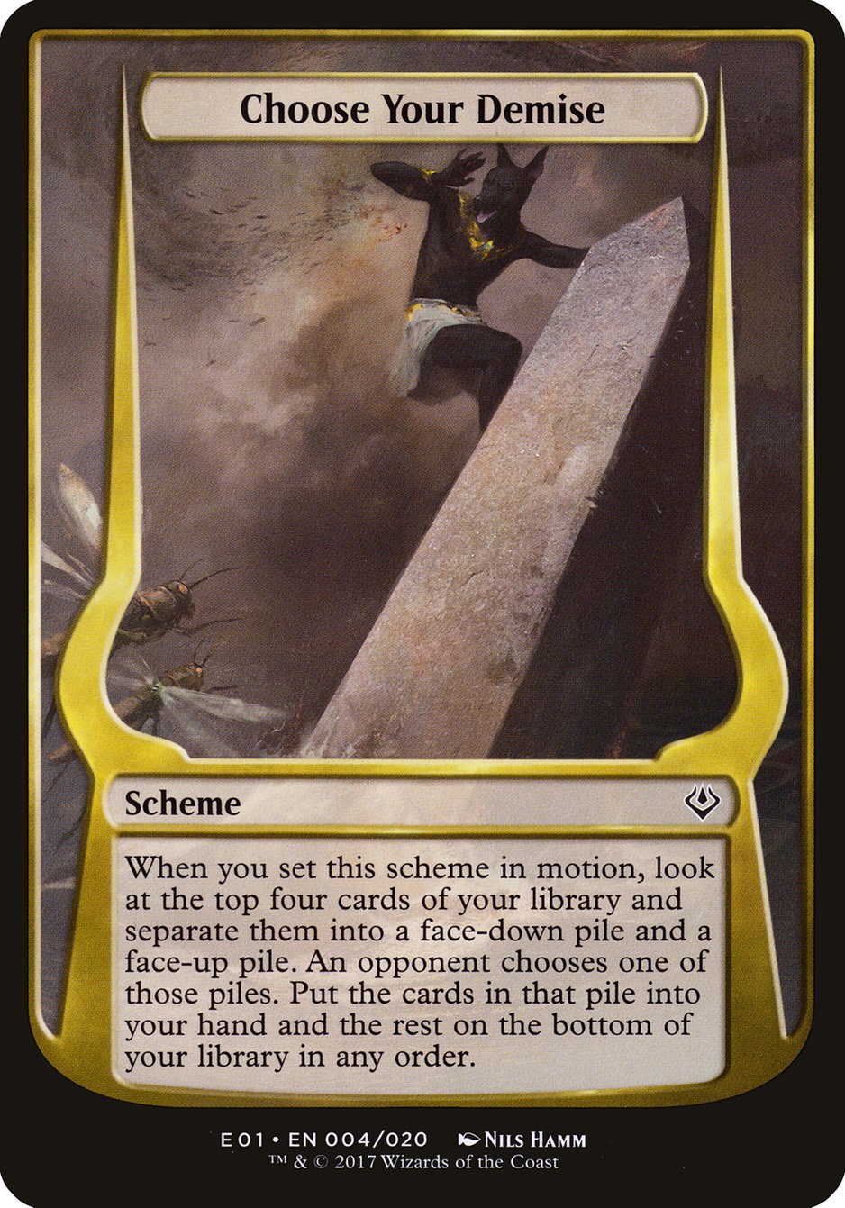 Choose Your Demise (Schemes) [Archenemy: Nicol Bolas Schemes] | PLUS EV GAMES 