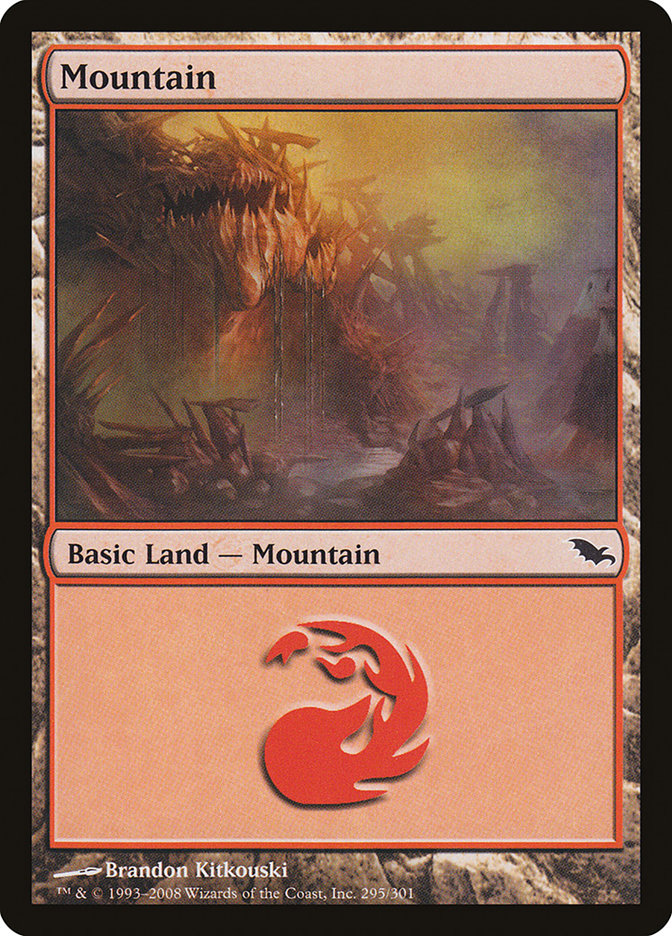 Mountain (295) [Shadowmoor] | PLUS EV GAMES 