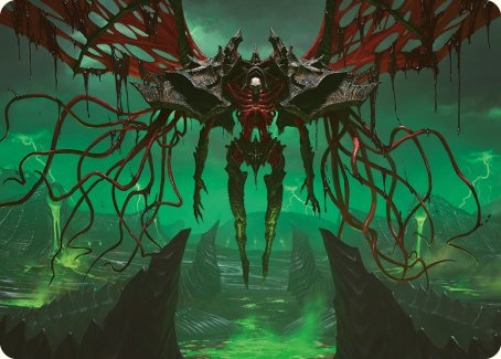 Archfiend of the Dross Art Card [Phyrexia: All Will Be One Art Series] | PLUS EV GAMES 