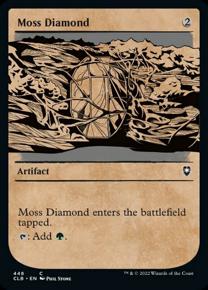 Moss Diamond (Showcase) [Commander Legends: Battle for Baldur's Gate] | PLUS EV GAMES 