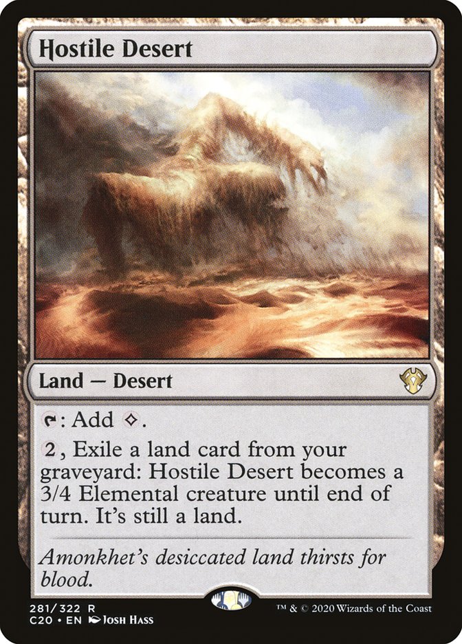 Hostile Desert [Commander 2020] | PLUS EV GAMES 