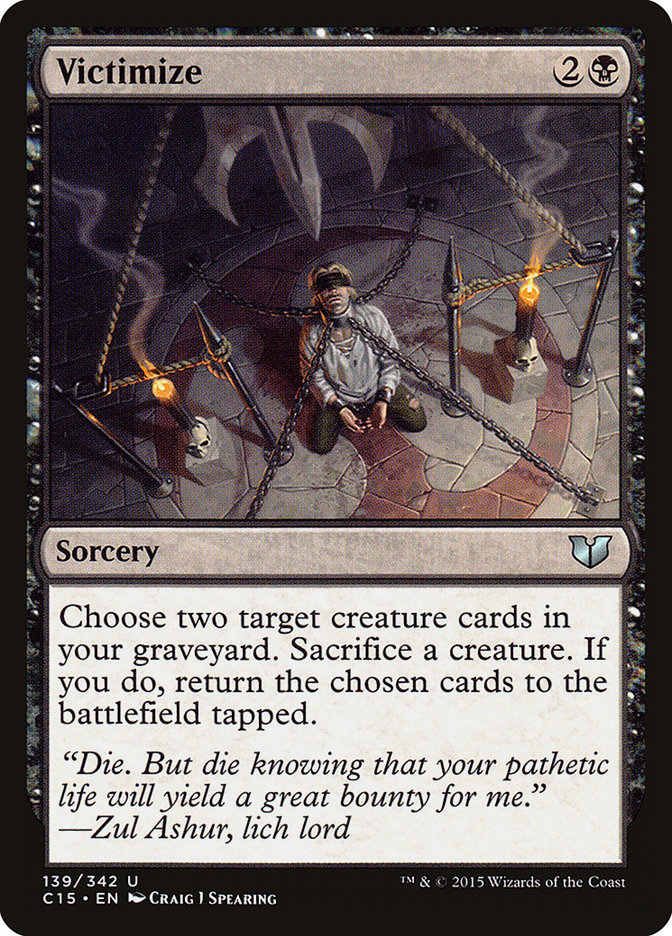 Victimize [Commander 2015] | PLUS EV GAMES 