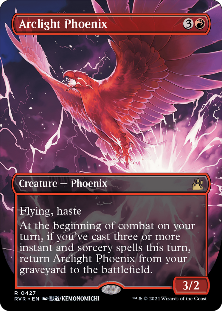 Arclight Phoenix (Anime Borderless) [Ravnica Remastered] | PLUS EV GAMES 