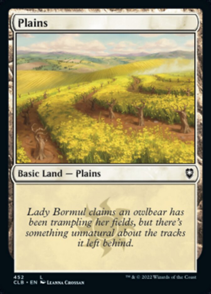 Plains (452) [Commander Legends: Battle for Baldur's Gate] | PLUS EV GAMES 