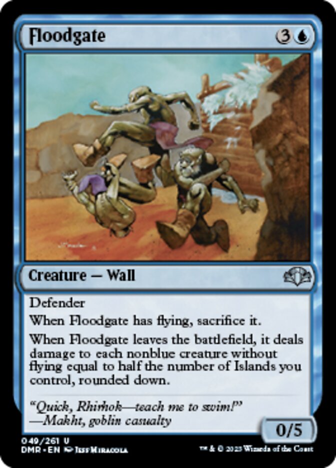 Floodgate [Dominaria Remastered] | PLUS EV GAMES 