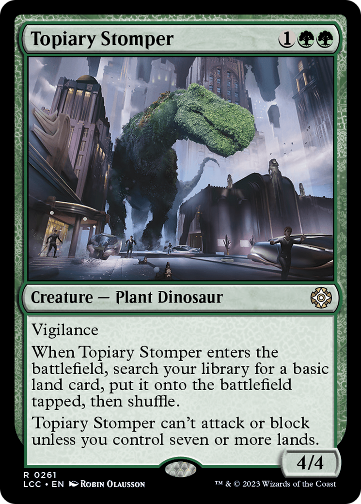 Topiary Stomper [The Lost Caverns of Ixalan Commander] | PLUS EV GAMES 