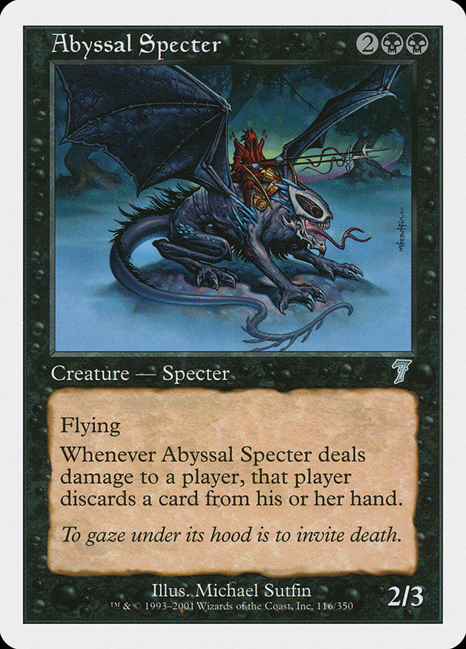 Abyssal Specter [Seventh Edition] | PLUS EV GAMES 