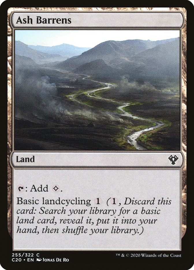 Ash Barrens [Commander 2020] | PLUS EV GAMES 